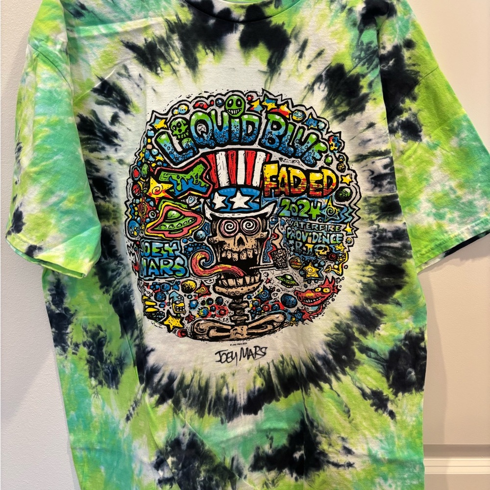 SIGNED Joey Mars x FADED x Liquid Blue Providence RI Event Shirt Sz: XL #’d /400